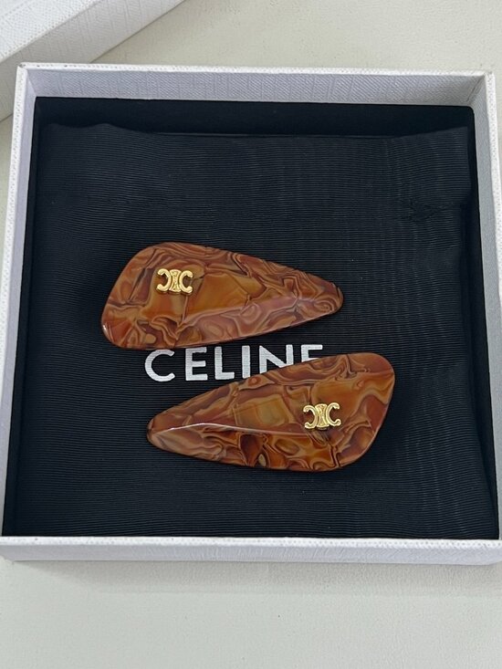 ?Celine hair clips are simple, versatile, and timeless. main image 6